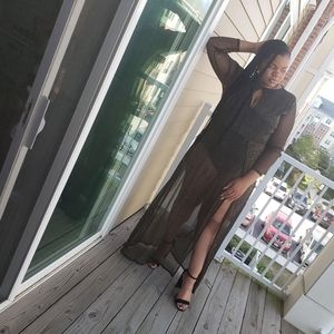 ASOS Sheer Maxi Dress